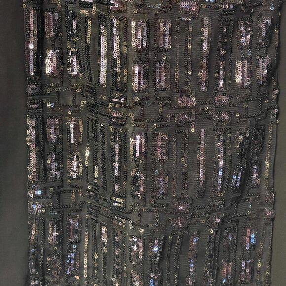 Worthington Black Sequin Pencil Skirt 10 - Picture 3 of 9